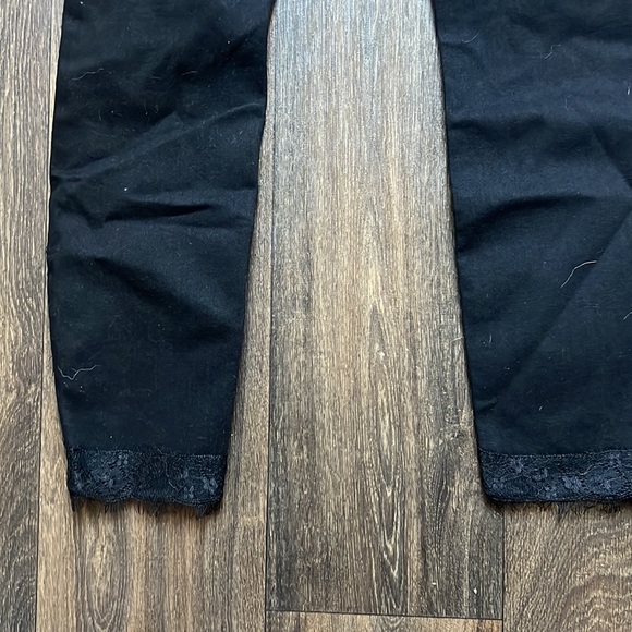 Jen 7 High Waist Ankle Skinny Jean with Lace - Picture 6 of 6